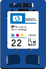 Cartridge HP 22 (C9352AE) - barevná