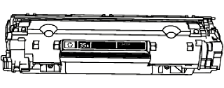 Toner HP CB435A, 35A - černý
