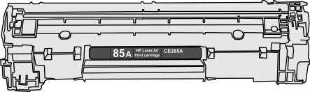 Toner HP CE285A, 85A - černý